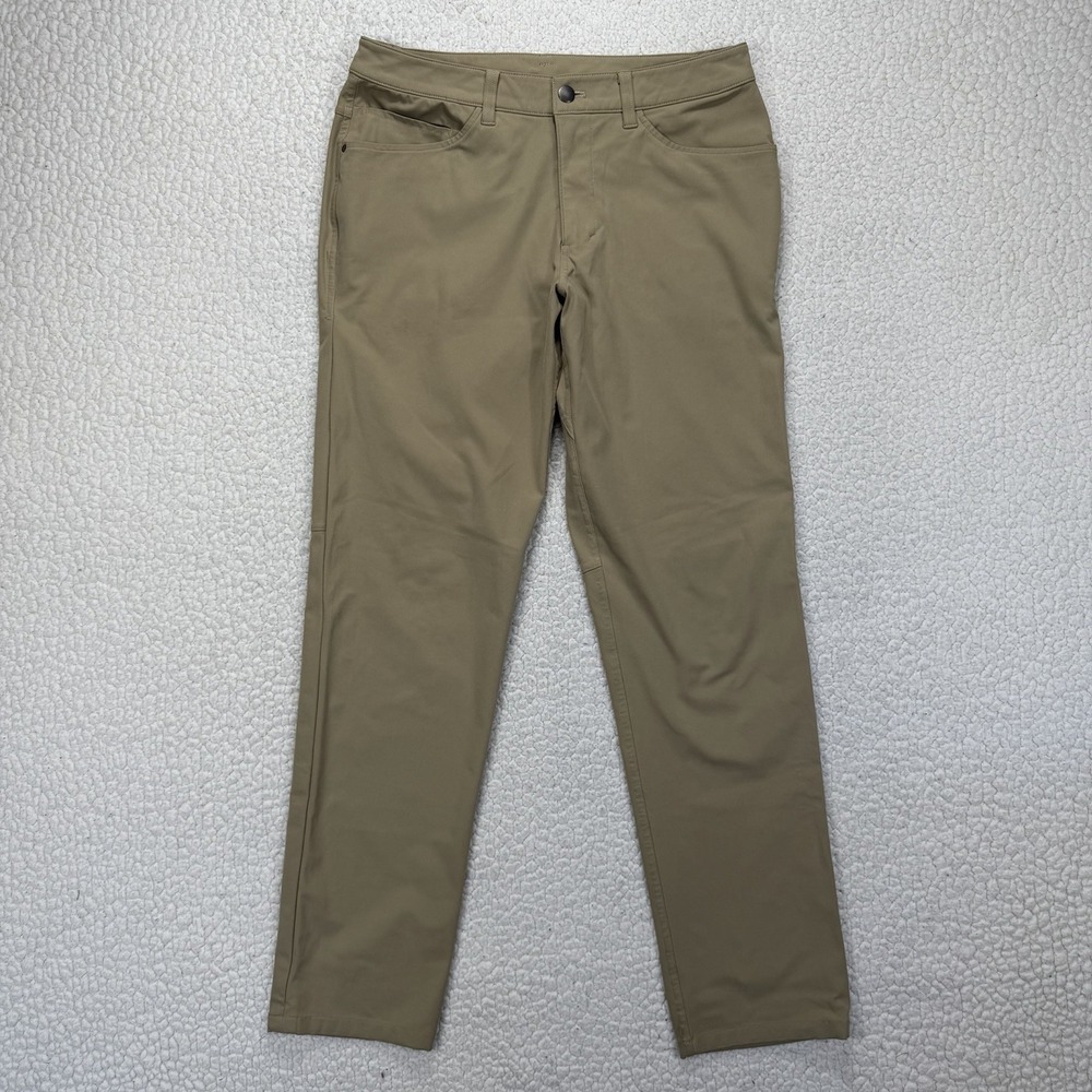 Lululemon Pants Men's 30x31 Khaki Stretch Tech Casual Outdoors Gorpcore‎ Hiking - Picture 2 of 12